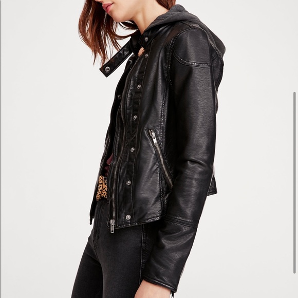 Free People Jackets & Blazers - Free People New Dawn Vegan Jacket